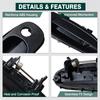 Left Right Exterior Outside Door Handle for Toyota Corolla Geo Prizm 1993-1997 RAV4 1996-1997 Left Hand Drive 69220-12170