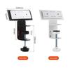 Heavy Duty Tool Free No Drill Desktop Power Strip Clamp Mount Adjustable Holder for Home Office Desk