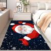 1pc Christmas Santa Claus Carpet Floor Mat,Soft And Non-Slip Area Rugs for Living Room Bedroom And Office,Machine Washable Durable Carpet Fo