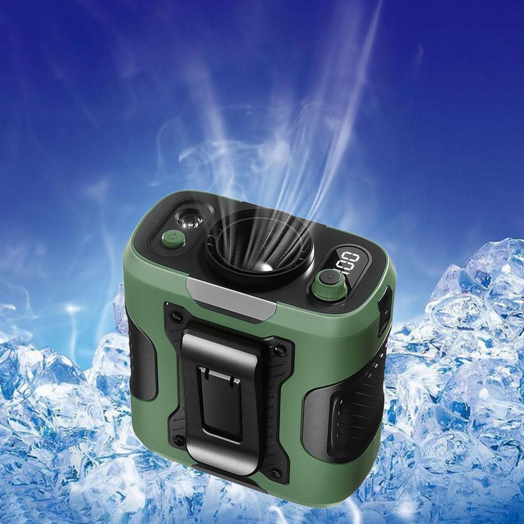Portable Fan Air Conditioning 100 Adjustable USB Multifunction Handheld Mini Waist Clip On for