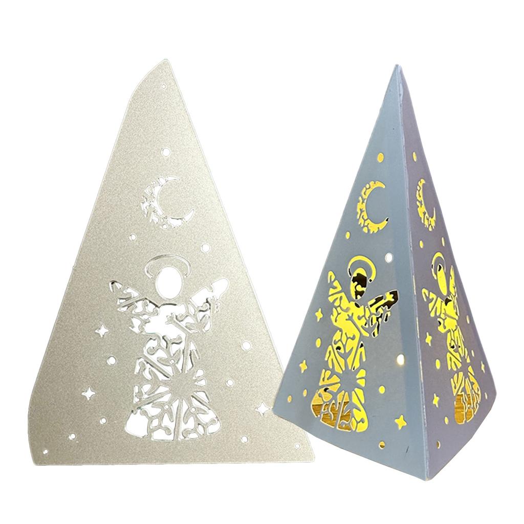 Lanternes de Noël Matrices de découpe métal Pochoir Scrapbooking Découpes Matrices Gaufrage Carte DIY Modèle Moule Décor d'album photo
