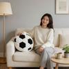 Modern Style Soccer Plush Pillow With Teddy Velvet Cover For Home Decor And Gifts