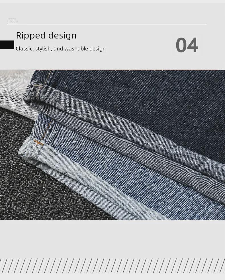 Korean High-Waisted Curled Denim Shorts - Women's Loose Black/Grey Wide-Leg Summer Pants