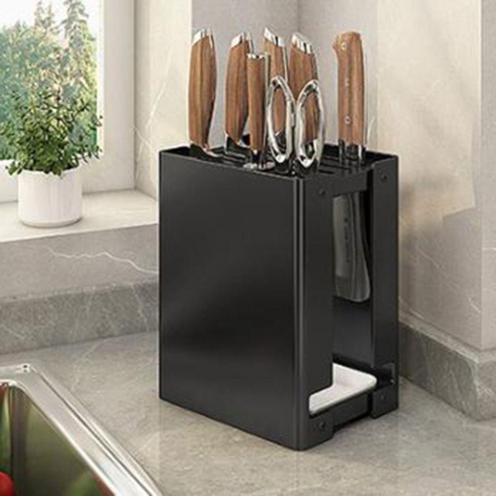 Drain Tray Kitchen Storage Rack Stainless Steel Tool Storage Rack  Countertop Placement