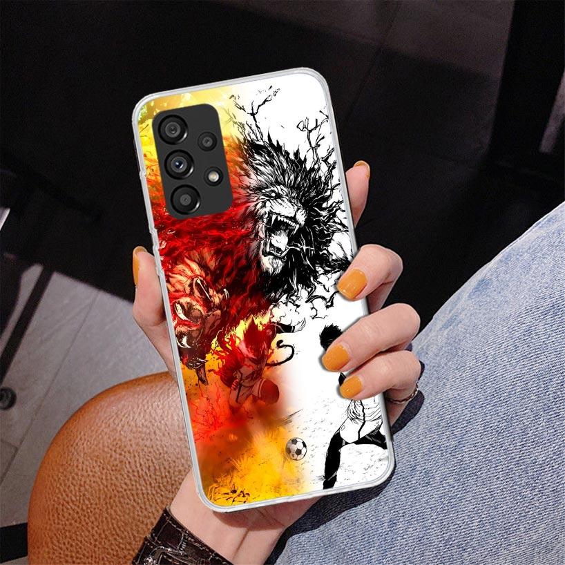 Blue Lock Football Anime Phone Case For Samsung Galaxy A52 A32 A22 A12 A51 A31 A50S A30S A20S A10S Note 20 Ultra 10 Plus S10 A72