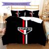São Paulo Pattern Bedding Set Quilt Cover Pillowcase Home Decor Gift (1 * duvet cover + 2 * pillowcase, without core)