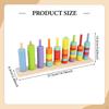 Color-sorting Stacking Toy, Block Set, Early Childhood Learning Rainbow Rings