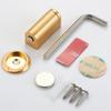 Floor Mounted Door Stop Anticollision Magnetic Door Stoppers Adjustable Bedroom Door Stop Wall Protector Door Accessories