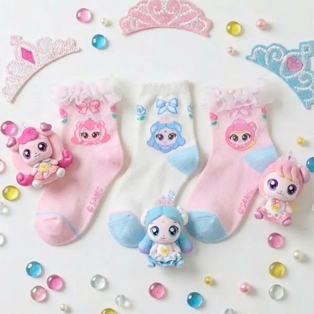 Premier Farm Catch Teenieping Princess Lace Kids' Mid-Length Socks 3 Pairs