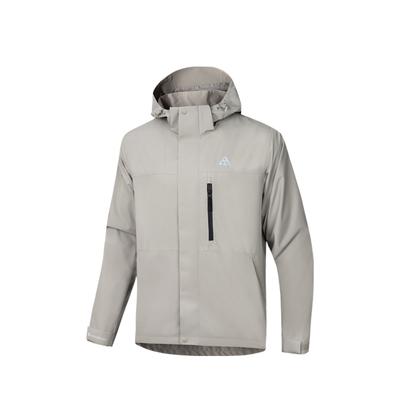 Anta Jaqueta Unissex Corta-vento com Capuz Water Shell Earth Shell Caqui 972437601-2