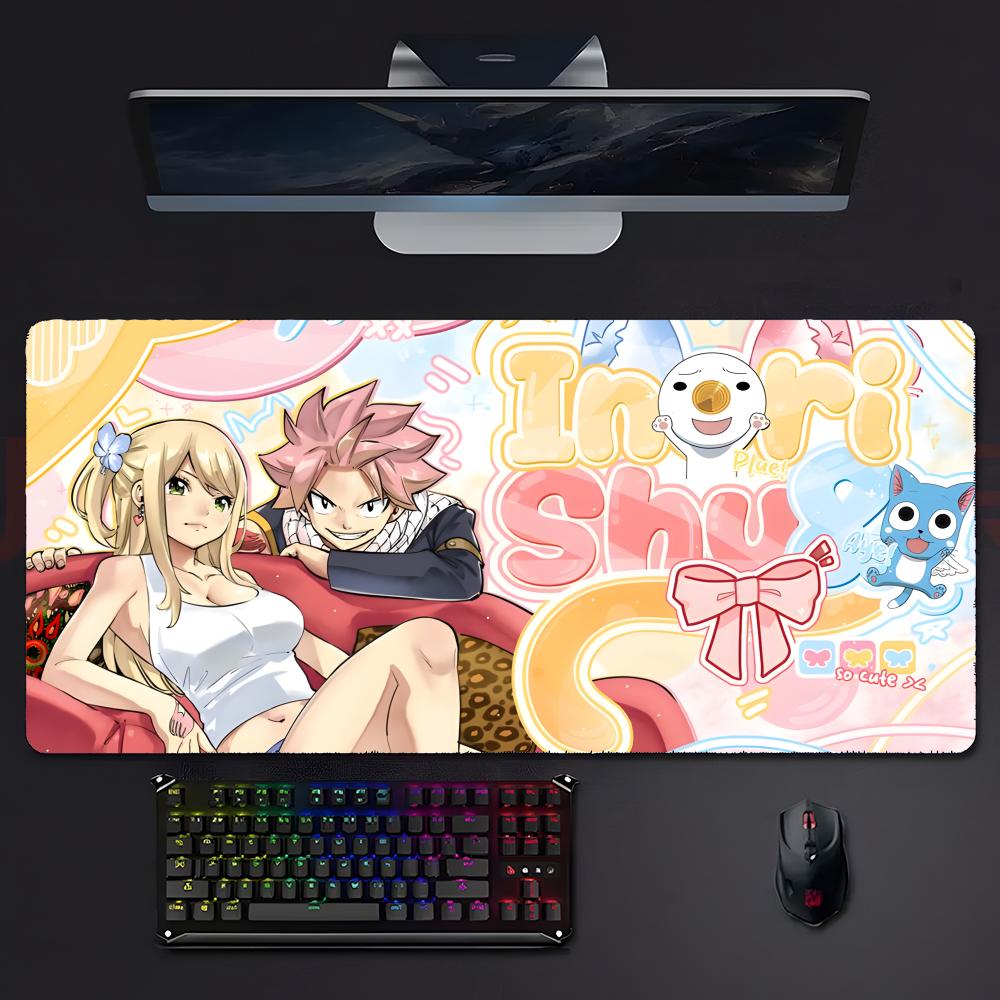 Brave Classic Anime Ffairy Tail Mouse Pad Large Gaming Mousepad With Stitched Edges Thickened Desk Mat Pc