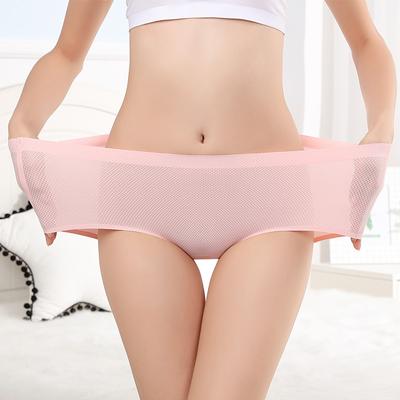 Slip da donna sottili, di grandi dimensioni, tinta unita, in un unico pezzo, in rete traspirante, comodi, intimi