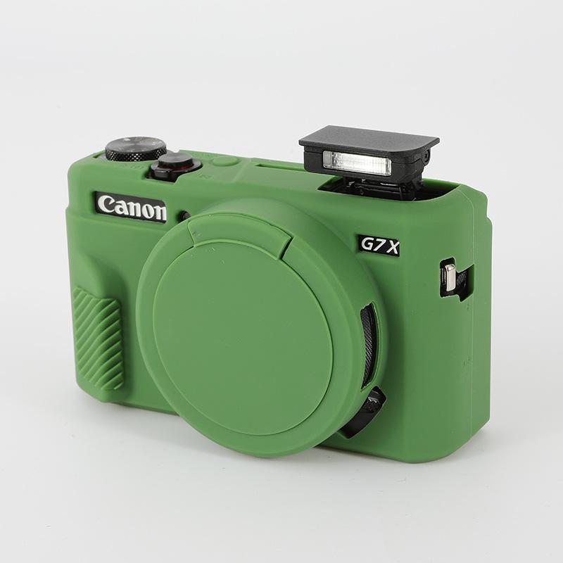 Silicone Case for Canon PowerShot G7X Mark II - Protective Soft Shell Cover & Camera Bag