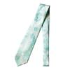[D+Arts] Men's Silk Necktie, Nishijin-ori Weave, Made In Japan, Floral Pattern, Turquoise Blue, Stylish, Suitable for Weddings, Parties, and Business