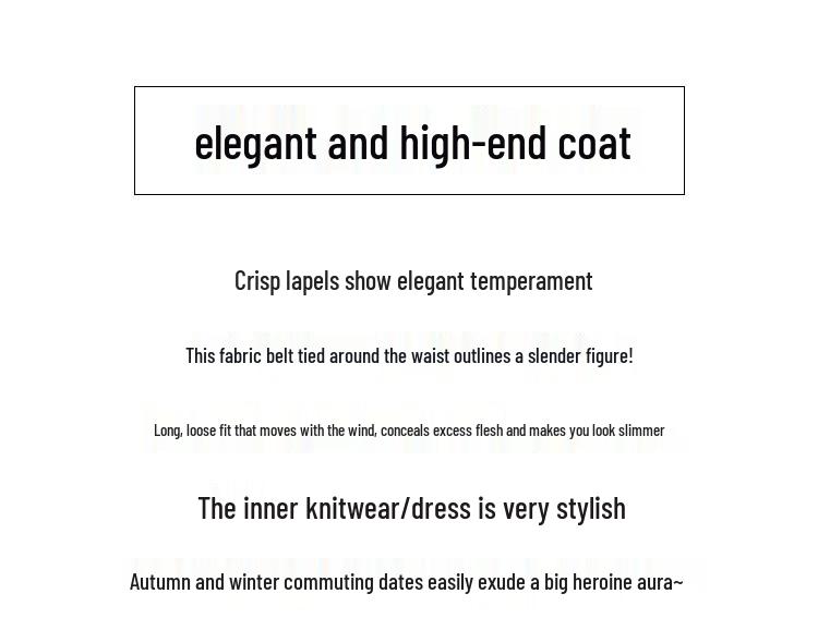 Betu Women's 100% Wool Lapel Winter Overcoat