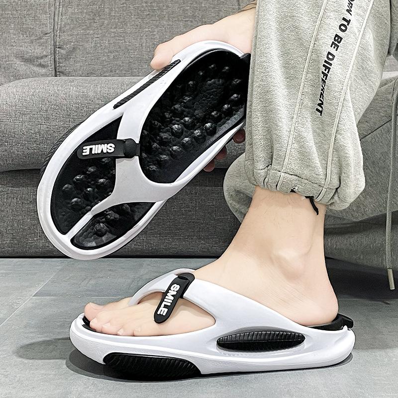 

Модный тренд универсальные персонализированные мужские тапочки лето новые больших размеров мужские домашние банные нескользящие шлепанцы сандалии 45