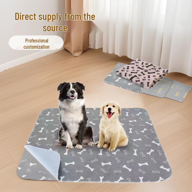 Washable Non-Slip Pet Training Pad - Quick Absorption Thickened Urine Barrier for Cats and Dogs