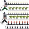 Oasis 5M-30M Garden Irrigation Outdoor Misting Cooling System Watering 1/4'' Brass Atomizer Nozzles 4/7mm Hose Patio Greenhouse