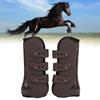 2pcs Horse Front Legs Guard PU Neoprene Horse Leg Protective Boots for Riding Jumping