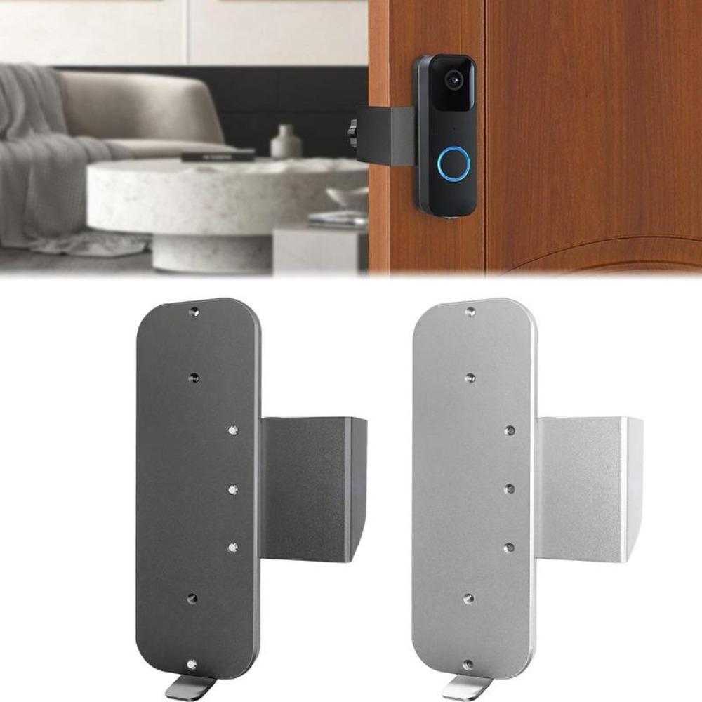 

Security System Doorbell Mount Video Doorbell Door Clamp Doorbell Bracket Security Accessories чорний