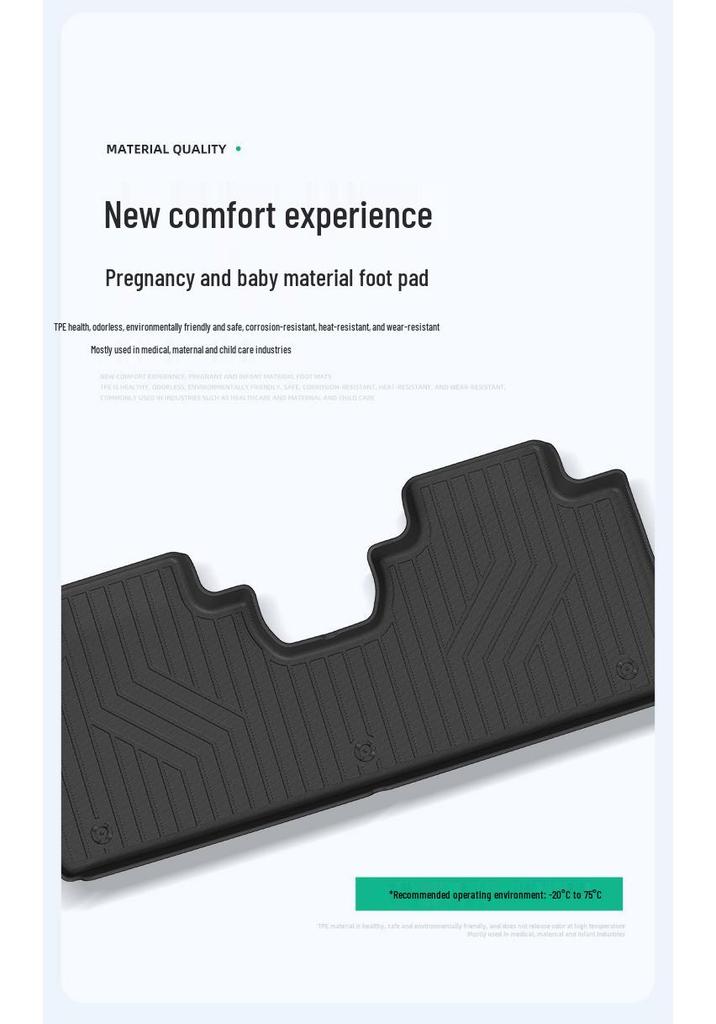 Zeekr 8X Car Floor Mats - Fits 26 Models, TPE, Waterproof, Anti-Slip, Eco-Friendly Trunk Mat