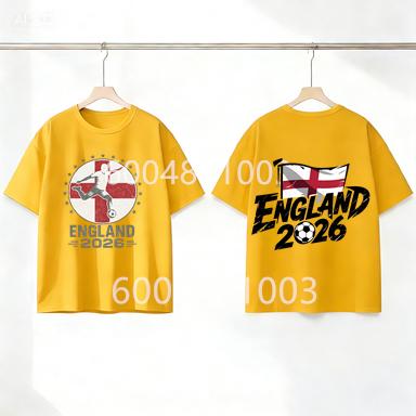 England Flag Retro Style Graphic Children Shirt Kid Boys Girls Summer Cotton Short Sleeve Little Soccer Fan Casual Daily Wear