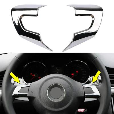 Automobilio ABS chromo vairo lipdukai dangtelis blizgučių apdaila Golf 6 MK6 skirtas MK5 automobilių stiliaus apdailos priedų dalys