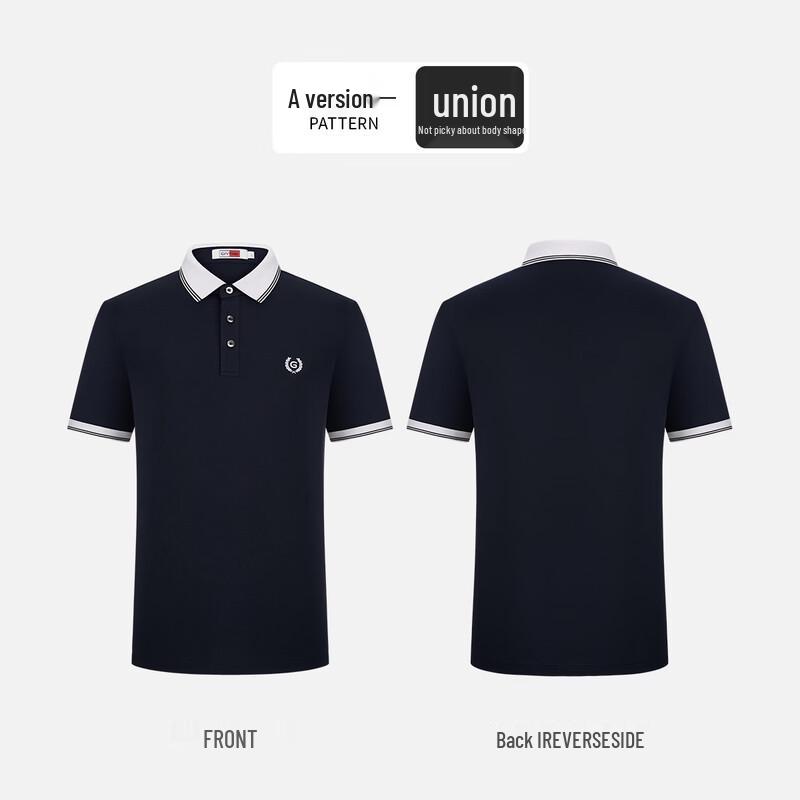 Goldlion Men's Casual Short-Sleeved Polo Shirt