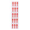 PVC Self-Adhesive Labels 4 Sheet Arrow Stickers Small   Industrial Work