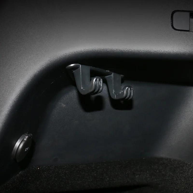 For Tesla New Model Y Juniper 2025 HW4.0 2024 2023 Trunk Hook Grocery Bag Hook Car Pendant Accessories Luggage Compartment Glove
