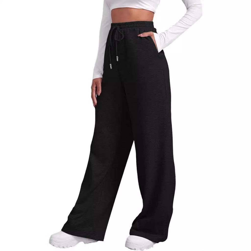2024 Trendy High-Waisted Wide Leg Women's Sweatpants