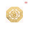 Five Emperors' Money Dissolves Door To Door Eight Trigrams Metal Stickers