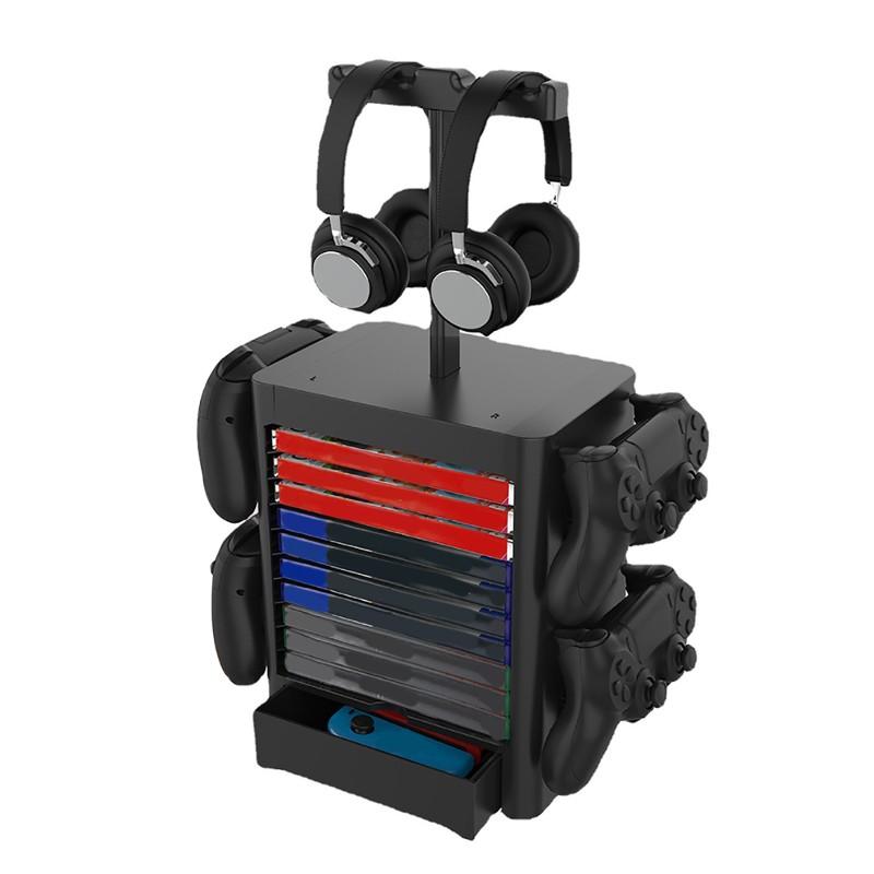 

For PS5 For PS4 Series, One Compatible Multi-Platform Gaming Accessory Stand чёрный