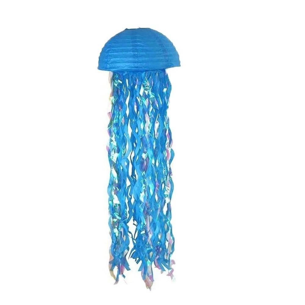 Foldable Jellyfish Lanterns Ocean Theme Hanging Lamp Ball Paper Lanterns Lantern Festival