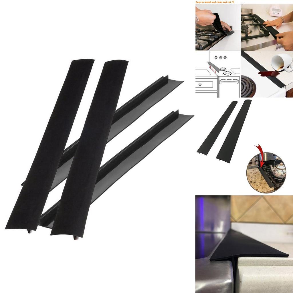 Premium Silicone Kitchen Stove Counter Gap Cover With Timeless Design And Versatile Fit