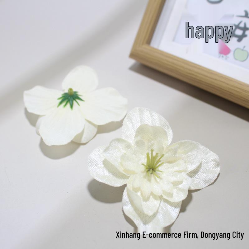 Golden Thread Flying Swallow Fabric Flowers for DIY Home, Cake Décor & Hair Accessories