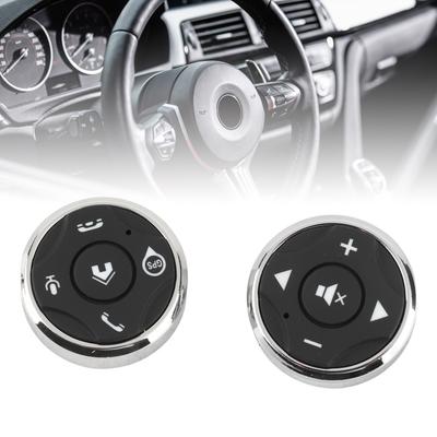 Steering Wheel Button Multifunction Steering Wheel Button USB Rechargeable Controller for Android Multimedia Player