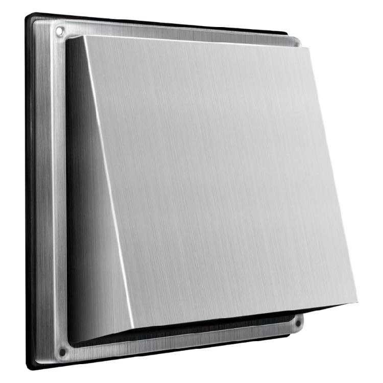 Wall Air Vent Outlet Stainless Steel Extractor Fan Vent Cover Ducting Ventilation Exhaust Grille Cover Easy To Install