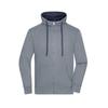 James and Nicholson Mens Lifestyle Full Zip Hoodie