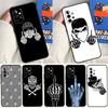 Mittelfinger Skelett Schädel Knochen Hülle Für Samsung Galaxy A13 A35 A15 A55 A53 A33 A36 A56 A26 A16 A22 A32 A52 A54 A34 A05 A06