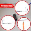 Paint Roller Frame Adjustable Holder Aluminum Painting Tool with Telescopic Handle for Easy