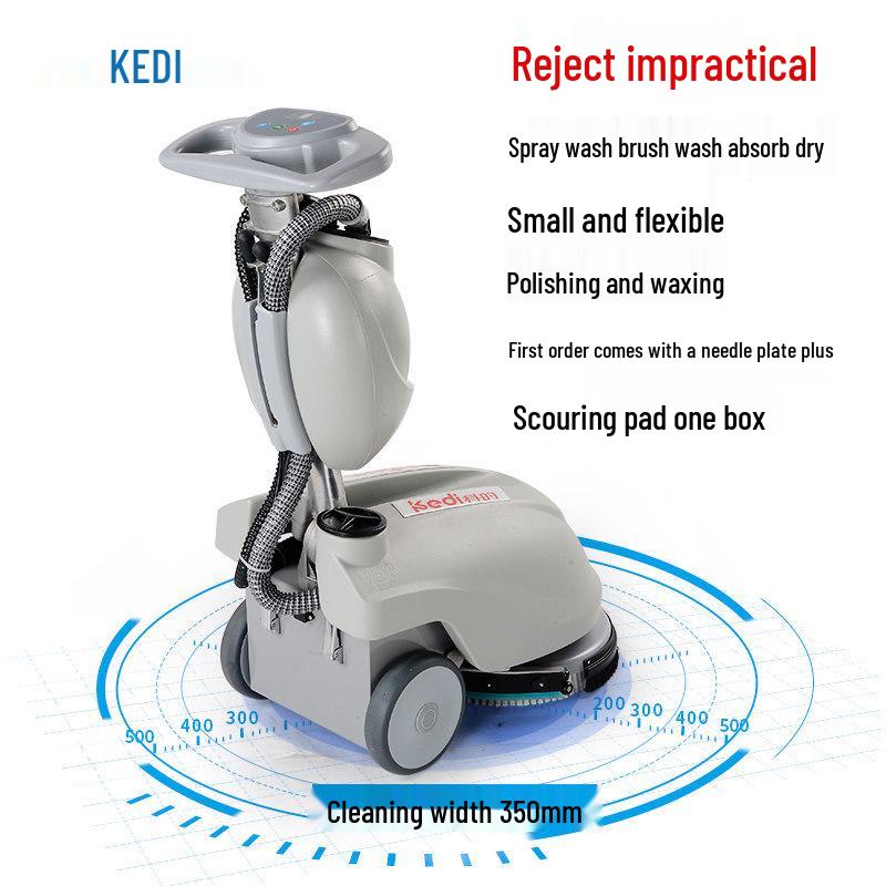 Ke's 350B Walk-Behind Bathroom Floor Scrubber Mop