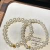 Shi Family Pearls: Exquisite High-End Lucky Bead Elastic Bracelet for Besties