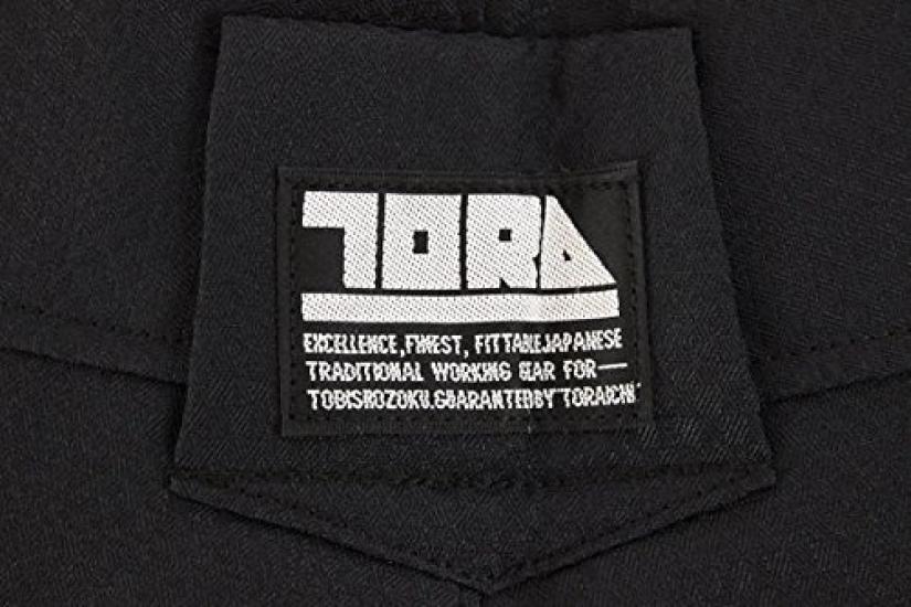 Toraichi 7460 Series Slim Fit Super Long Bottoms Tobi Size Waist 90cm (7460-448) Workwear, Nikkapokka, Toraichi, Clothing, 13 Black,