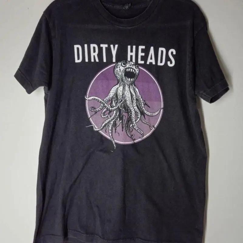 Vtg 90s Dirty Heads Band Black All Size T Shirt