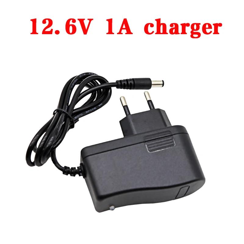 

12.6V 1A 3A 5A 10A Lithium Battery Charger AC110-240V to DC For11.1V 3S 12V Power Supply Sprayer Li-ion battery pack DC5.5*2.1mm US