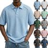 Men's Loose Casual Collar T-shirt Casual Short-sleeved Top