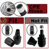 8Pcs 4AN 6AN 8AN 10AN 12AN 2x0° 2x45° 2x90° 2x180° Degree Swivel Hose End Fittings Adapter For CPE Oil Fuel Line Pipe NPT Plug