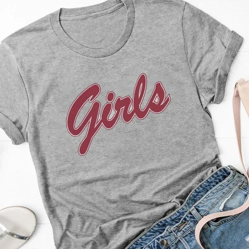 Rachel Green Girls T-shirt Women's Men Friends TV Show Large Tshirt Retro Beautiful Short Sleeved Tshirt
