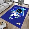 1 Stück Weltraum-Abenteuer-Roboter Teppich für Spielzimmer Schlafzimmer Wohnzimmer Sofa Heimdekoration, Kinder Spielbereich Teppich Rutschfeste Bodenmatte Y7235